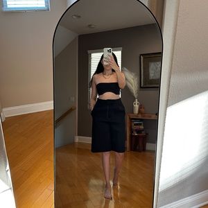 Sir the label set: bandeau top and pleated knee length short